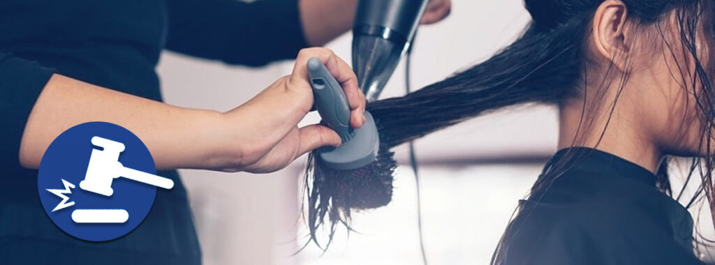Hairdresser sued for the first time after 20 years in business