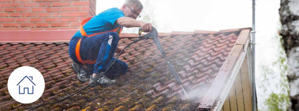 house roof cleaning for rain season