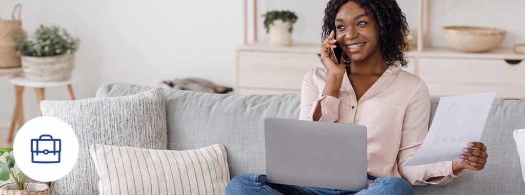 working from home with business insurance